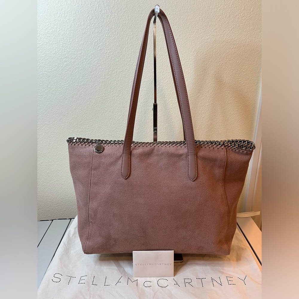 💯AUTHENTIC STELLA MCCARTNEY SUEDE TOTE BAG, NICE HARDWARE 422362W9132SU17